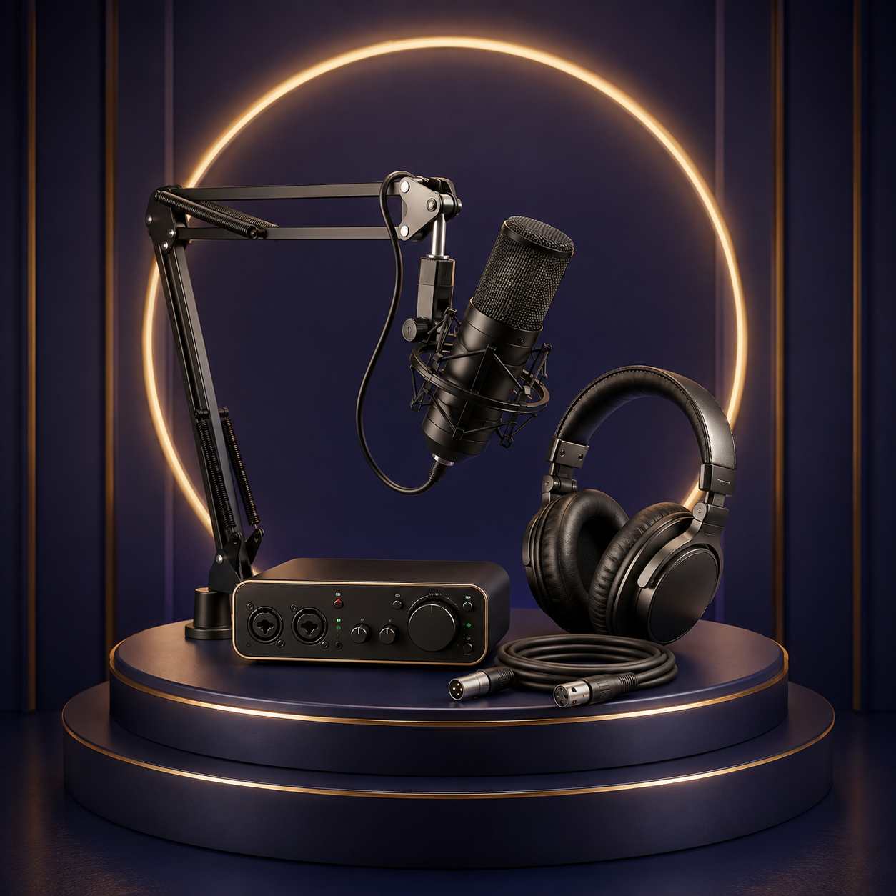 Professional Podcast Studio Kit